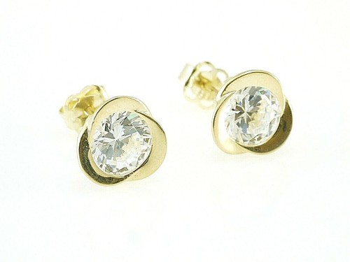 333 gold ohrstecker gelbgold - gold,