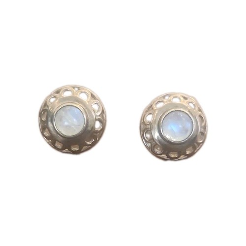 Ohrstecker gold 333 - , mondstein