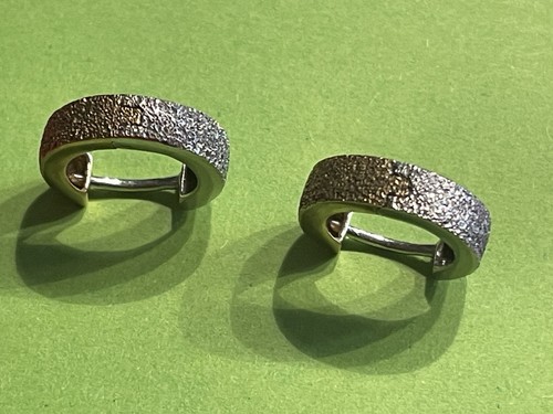 Ohrringe creolen 333 weißgold - ohrringe,