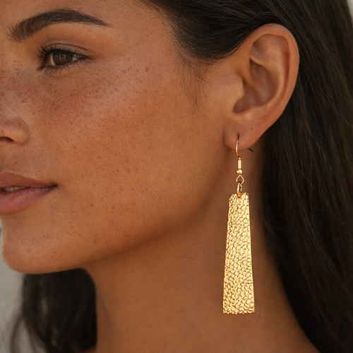 14k vergoldete lange - 14k,