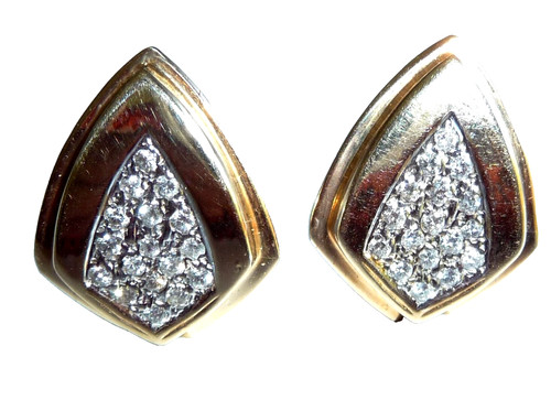 Ohrringe clip pin 585 gold - clip,