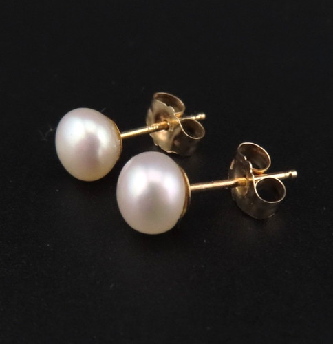 Perl ohrringe 585er gold - perl, 14k