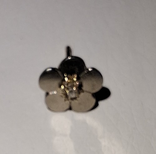 Weißgold ohrstecker 585 mit - ohrstecker,