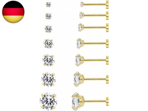 Paar 20g gold ohrringe - paar,
