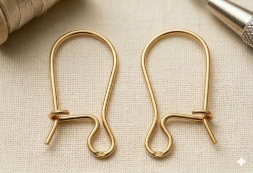 Ohrhaken gold echtgold - echtgold, 333