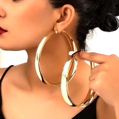 Große creolen damen 85mm gold - damen,