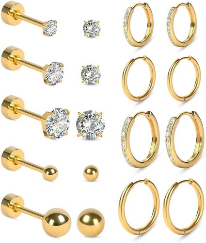 Paar ohrringe gold und - ohrringe,