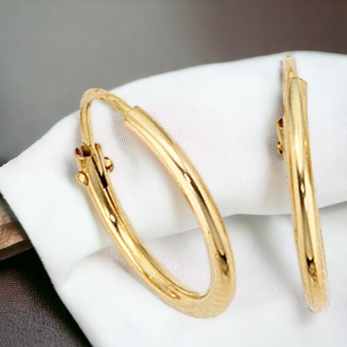 Creolen rund 333 gold - 333, gelbgold