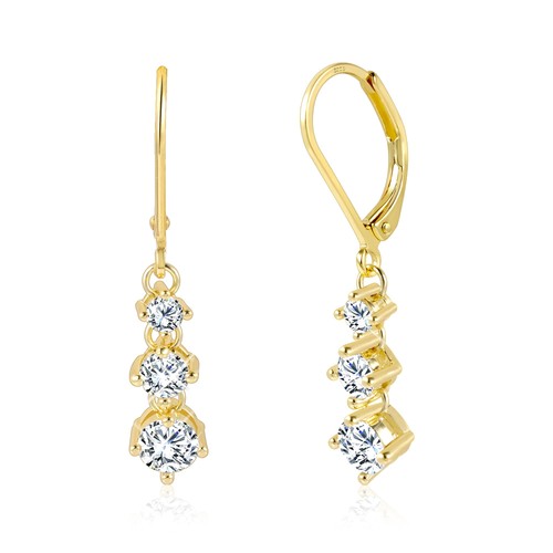 Ohrringe hängend damen gold - hängend,