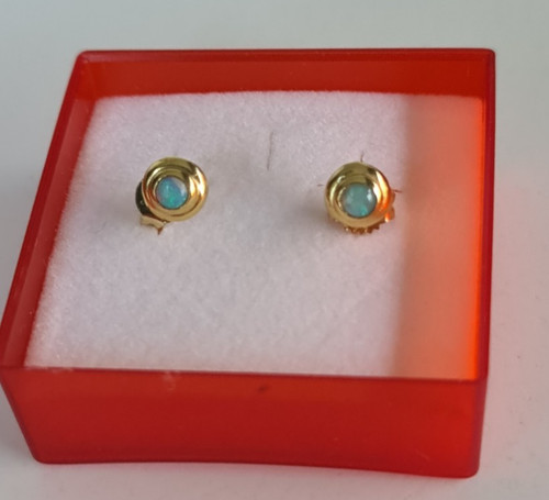 Ohrstecker gold 333 - ohrstecker, opal