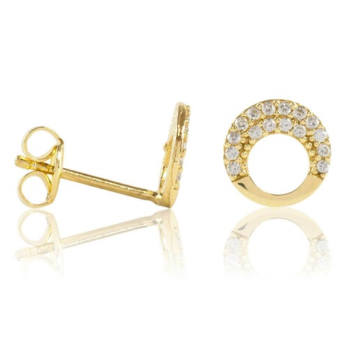Paar ohrringe 333er gelbgold - 1,