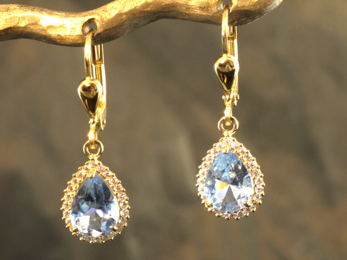 585 gold ohrringe mit - 585,