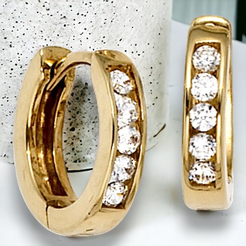 Creolen rund 333 - , gold