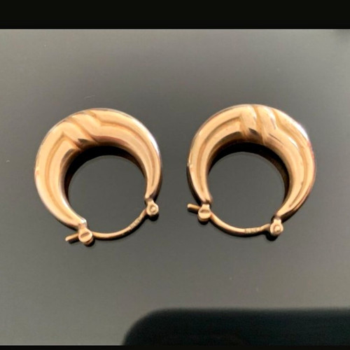 Gold creolen ohrringe 375er - gold,
