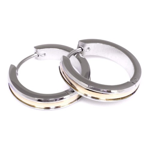 Titan titanium klapp creolen - titanium,