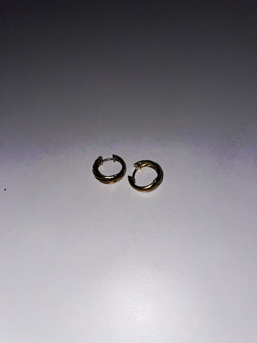 333 gelbgold creolen ohrringe - gelbgold,