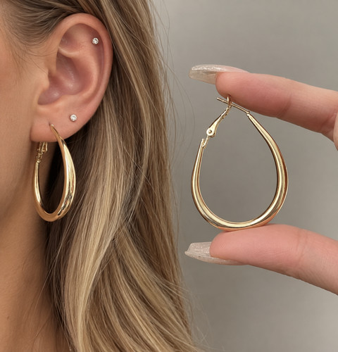 Creolen ohrringe damen - creolen, 18k