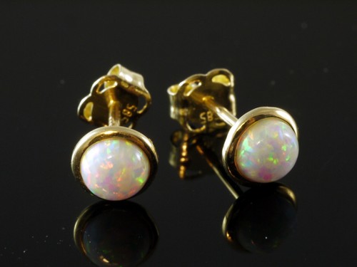 585 gold kleine runde - gold,